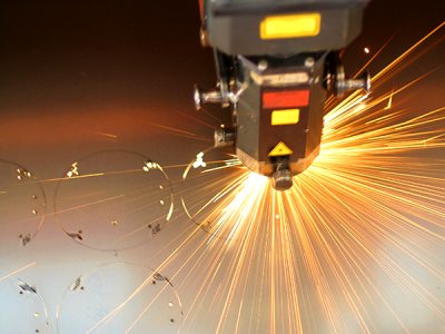 industrial manufacturing with laser